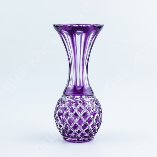 Ваза Хрустальная Для Цветов 53 сиреневая