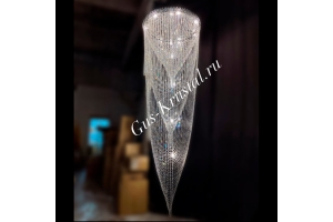 Люстра Водоворот Длинный в интерьере